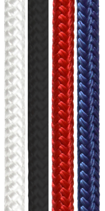 Lana a šňůry z polyamidu - pletené s jádrem