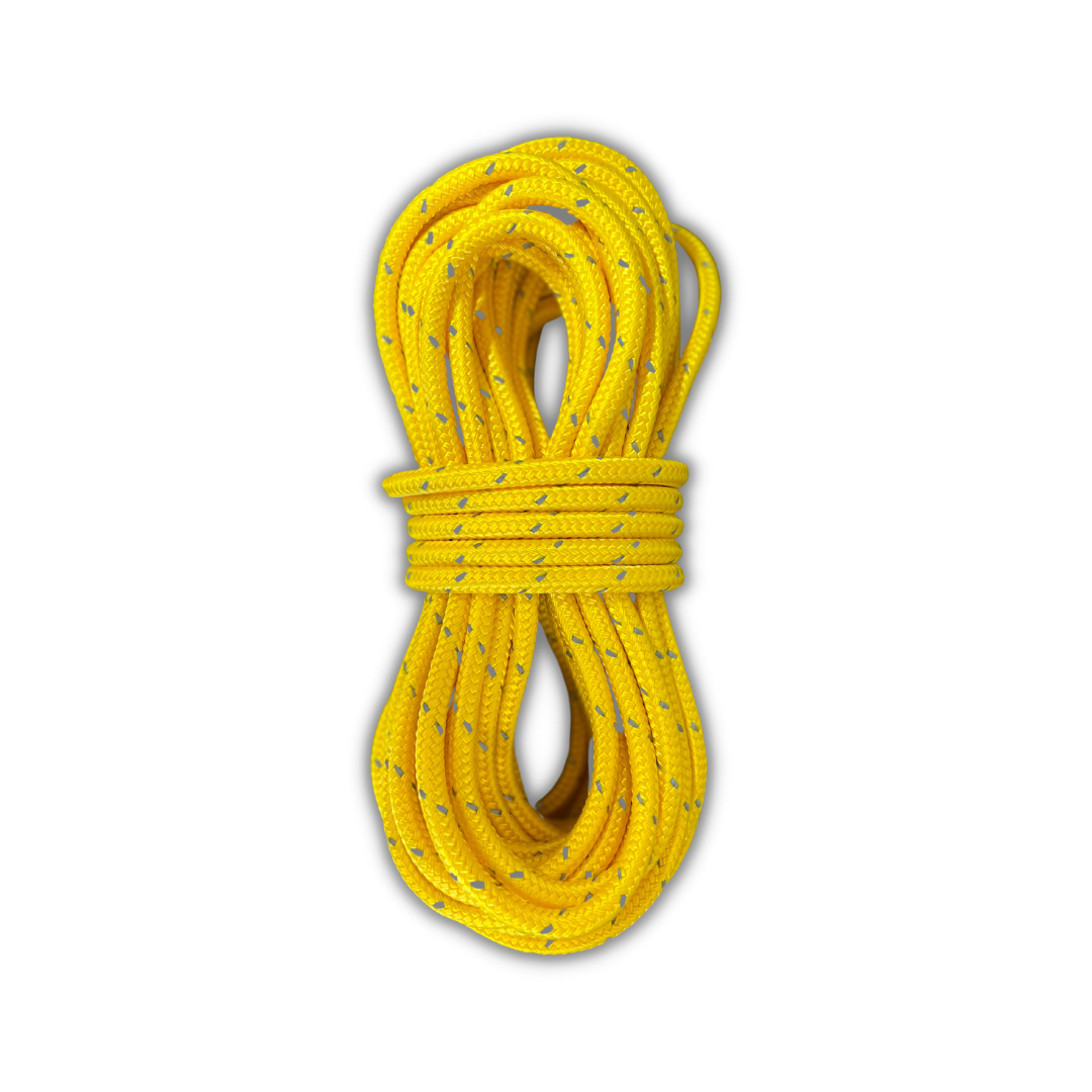 PPV šňůra 6 mm s reflexní páskou - 20m